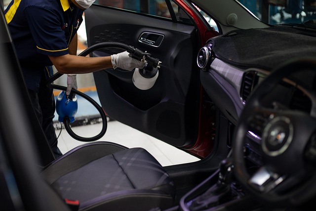 car interior cleaning